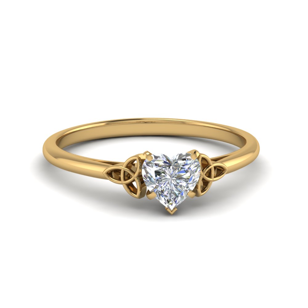 0.50 carat diamond heart shaped irish solitaire engagement ring in FD8541HTR NL YG.jpg