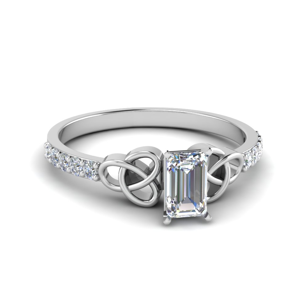 0.50 carat emerald cut diamond irish engagement ring in FD8061EMR NL WG.jpg