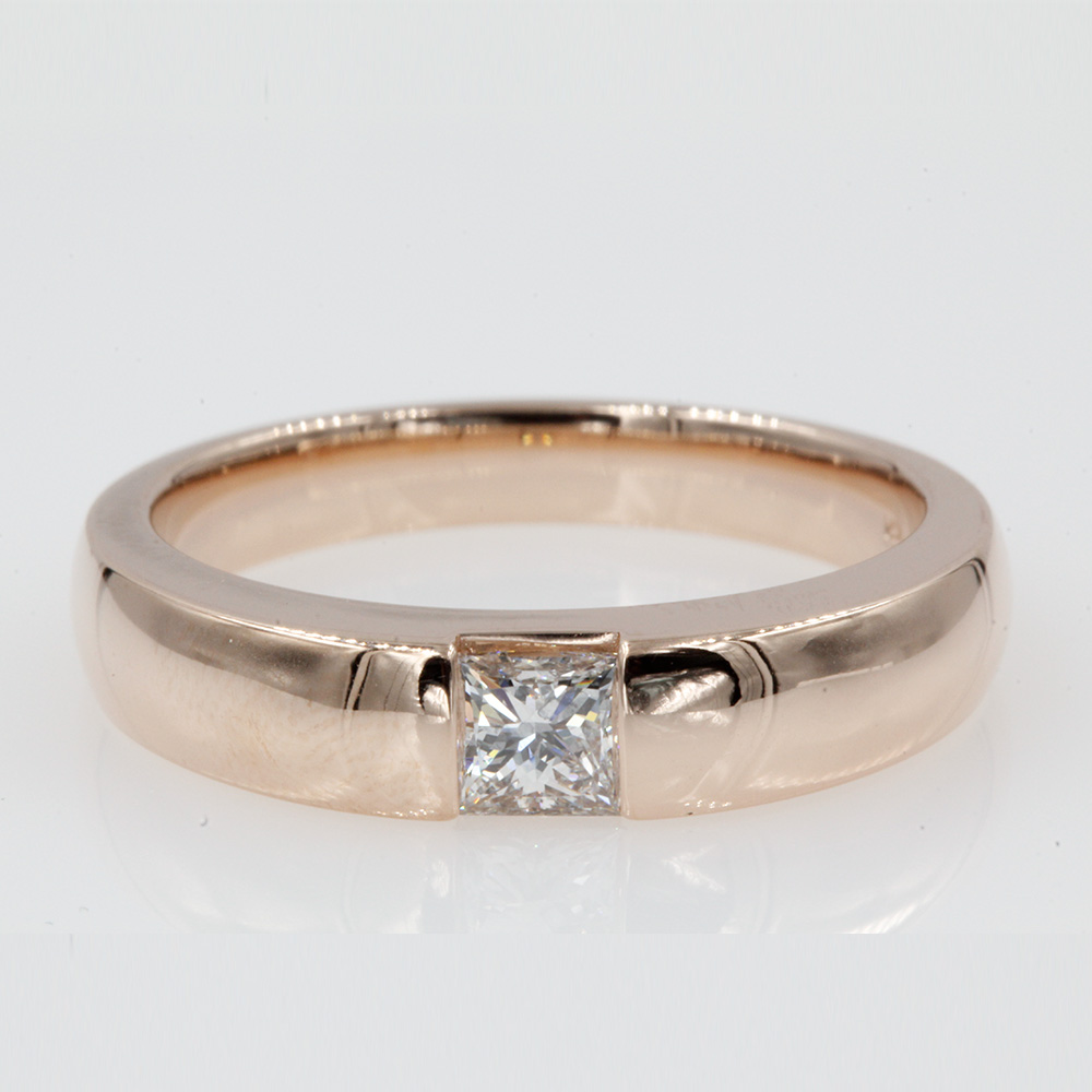 0.50 carat princess cut diamond mens engagement ring in FDM8083PRR
