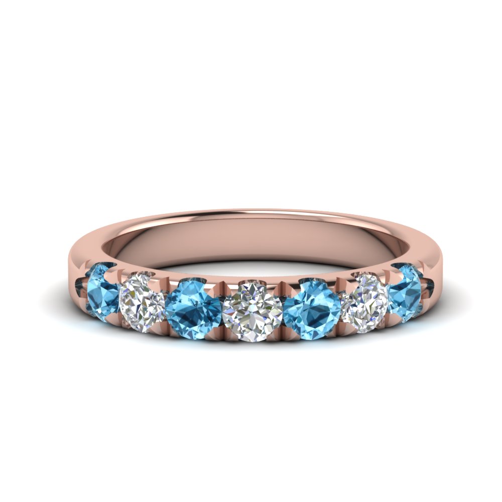 0.75-ct.-diamond-7-stone-anniversary-ring-with-blue-topaz-in-FD123881RO(3.00MM)GICBLTO-NL-RG