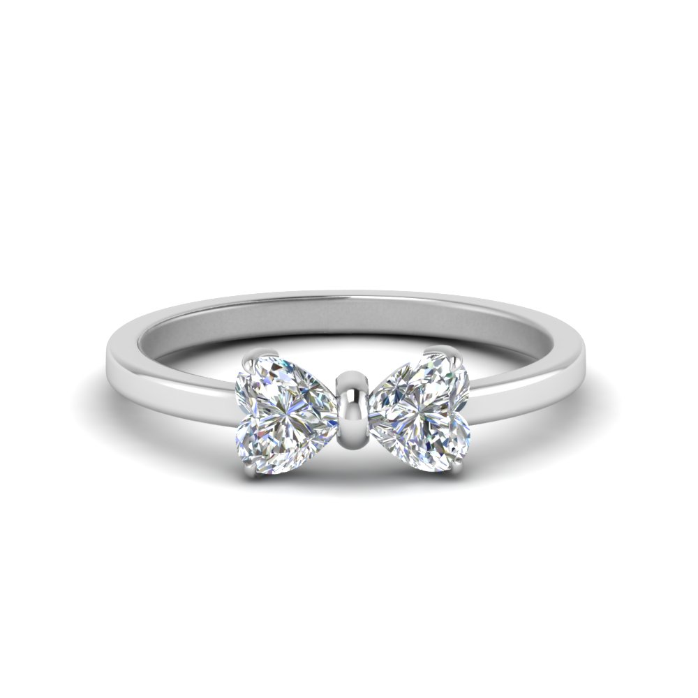 14K Gold Diamond Pavé Bow Ring – Nana Bijou