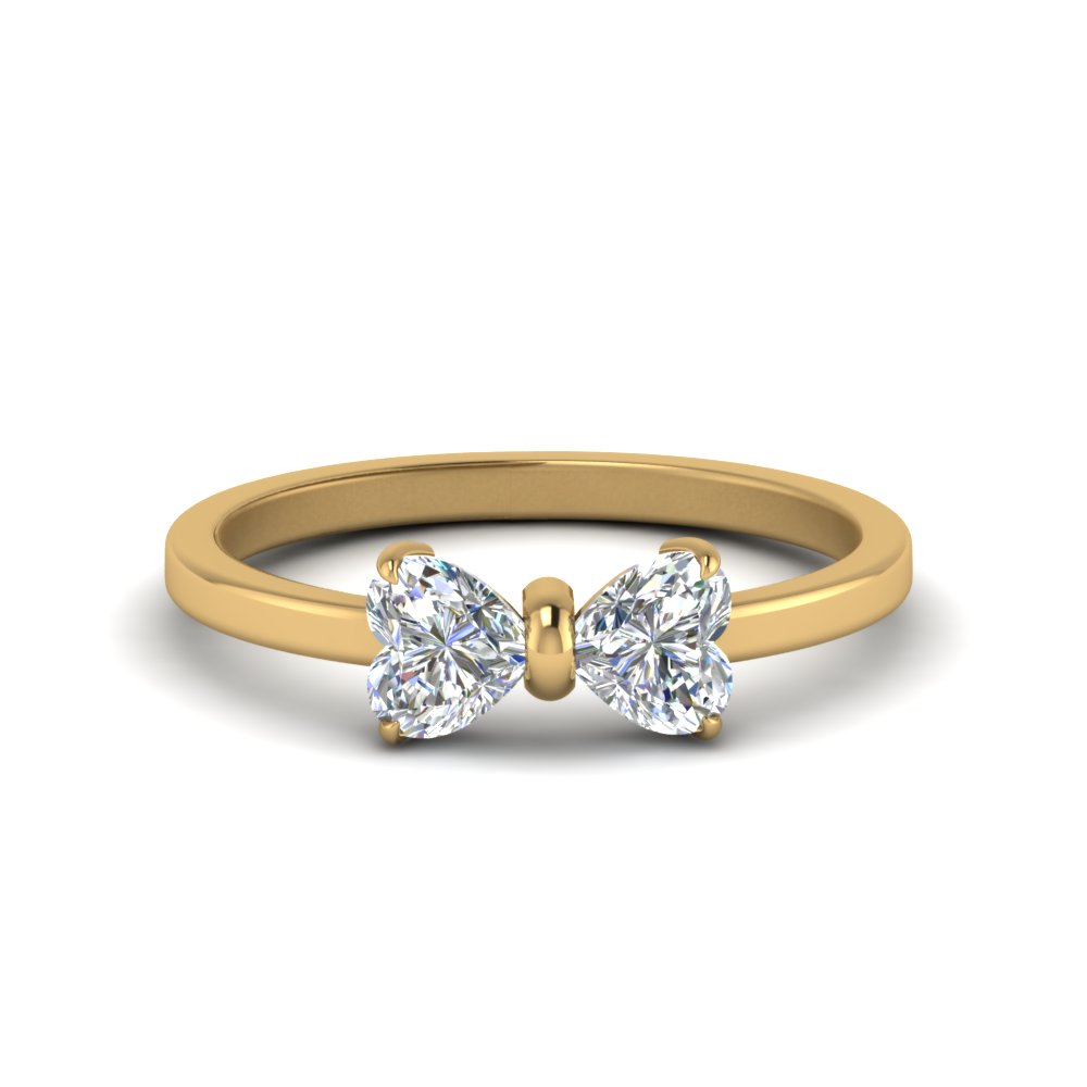1 Ct. Bow Diamond Promise Ring