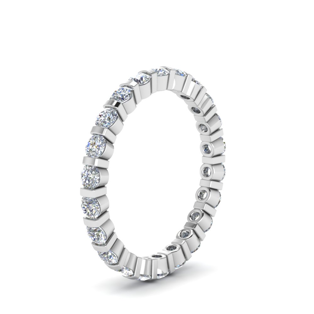 1 Carat Diamond Bar Set Eternity Ring | Fascinating Diamonds