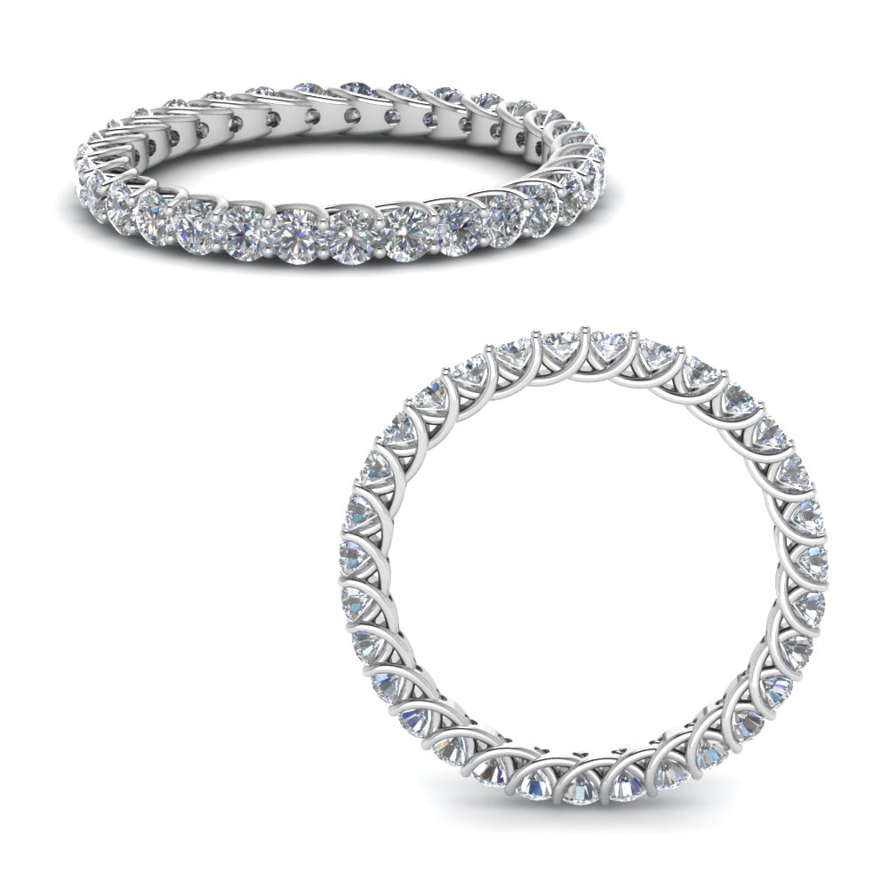 Diamond Trellis Eternity Ring