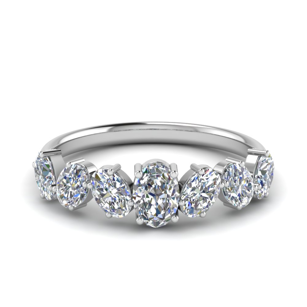 1.50 Ct. Oval Shaped Anniversary Ring