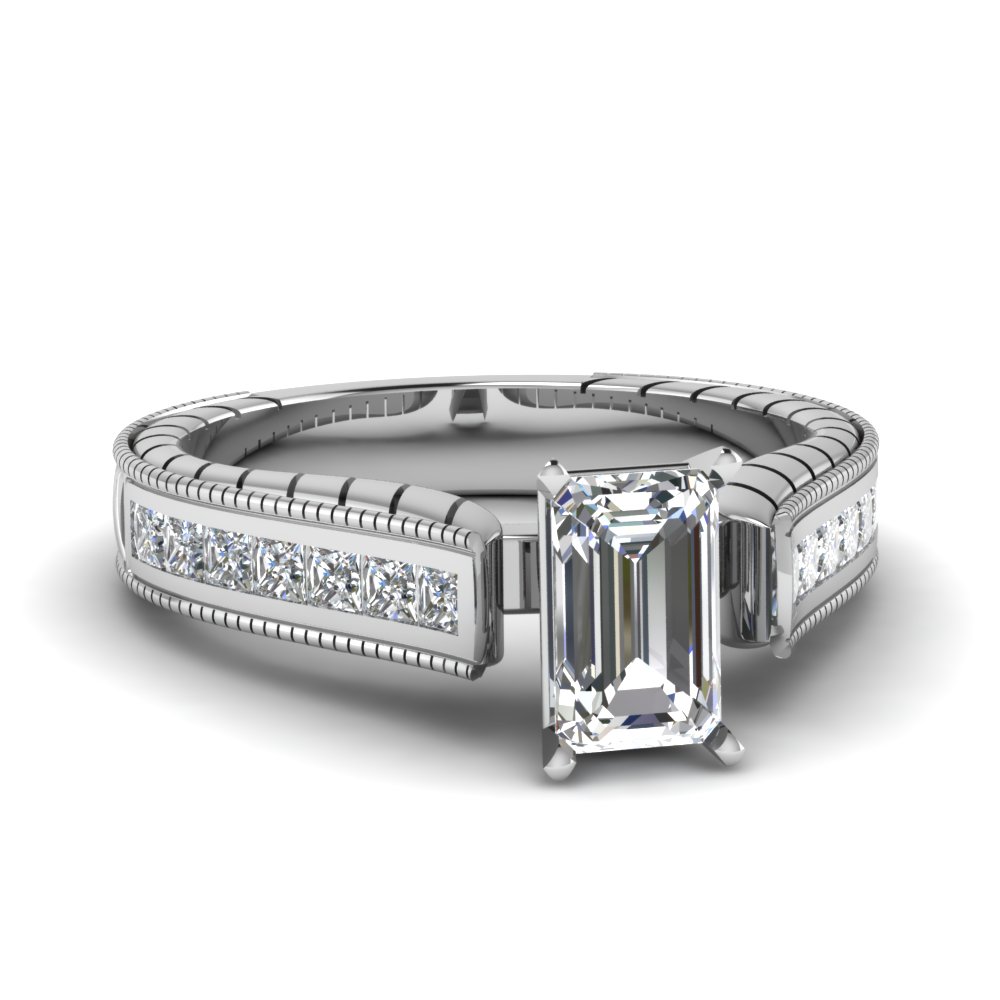 1.50 CT. Diamond Cathedral Vintage Ring