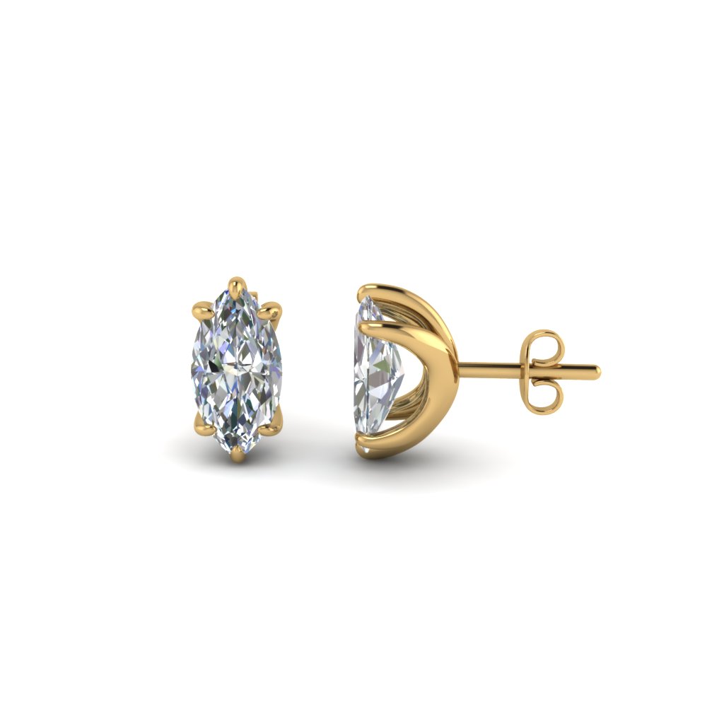 1.50 Ct. Diamond Marquise Stud Earring