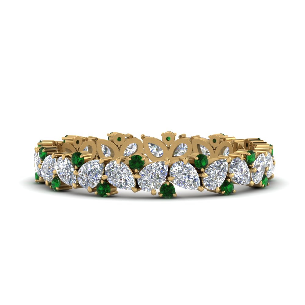 1.50-ct.-pear-eternity-diamond-band-with-emerald-in-FDEWB9203GEMGR-NL-YG