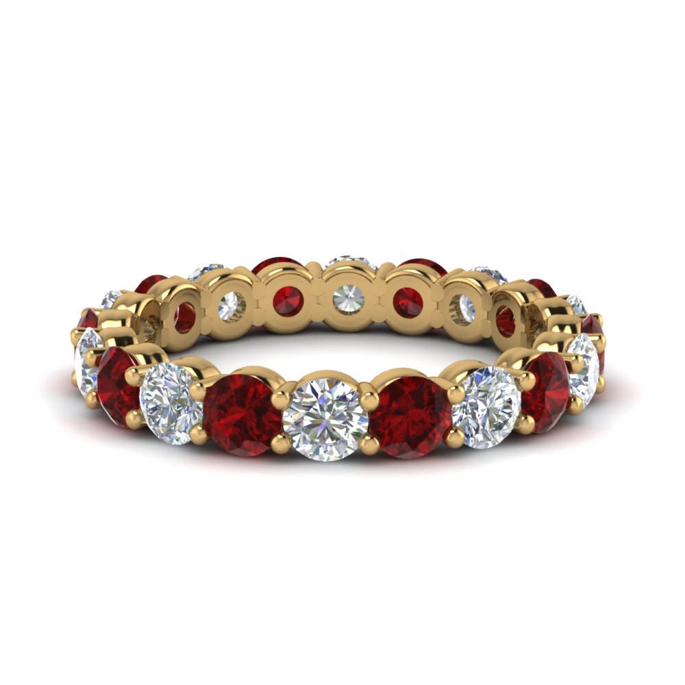 Ruby Eternity Bands