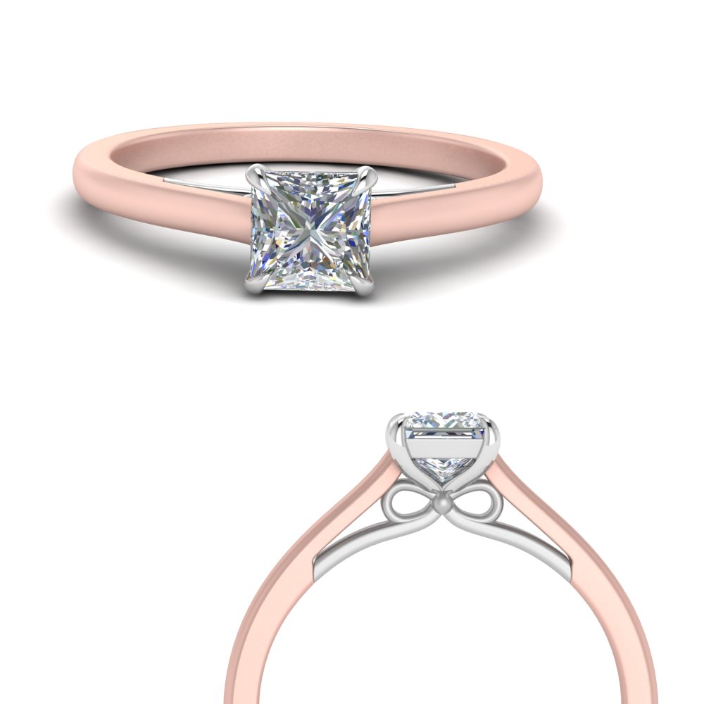 2-tone-bow-princess-cut-solitaire-diamond-ring-in-FD123453PRRANGLE3-NL-RG