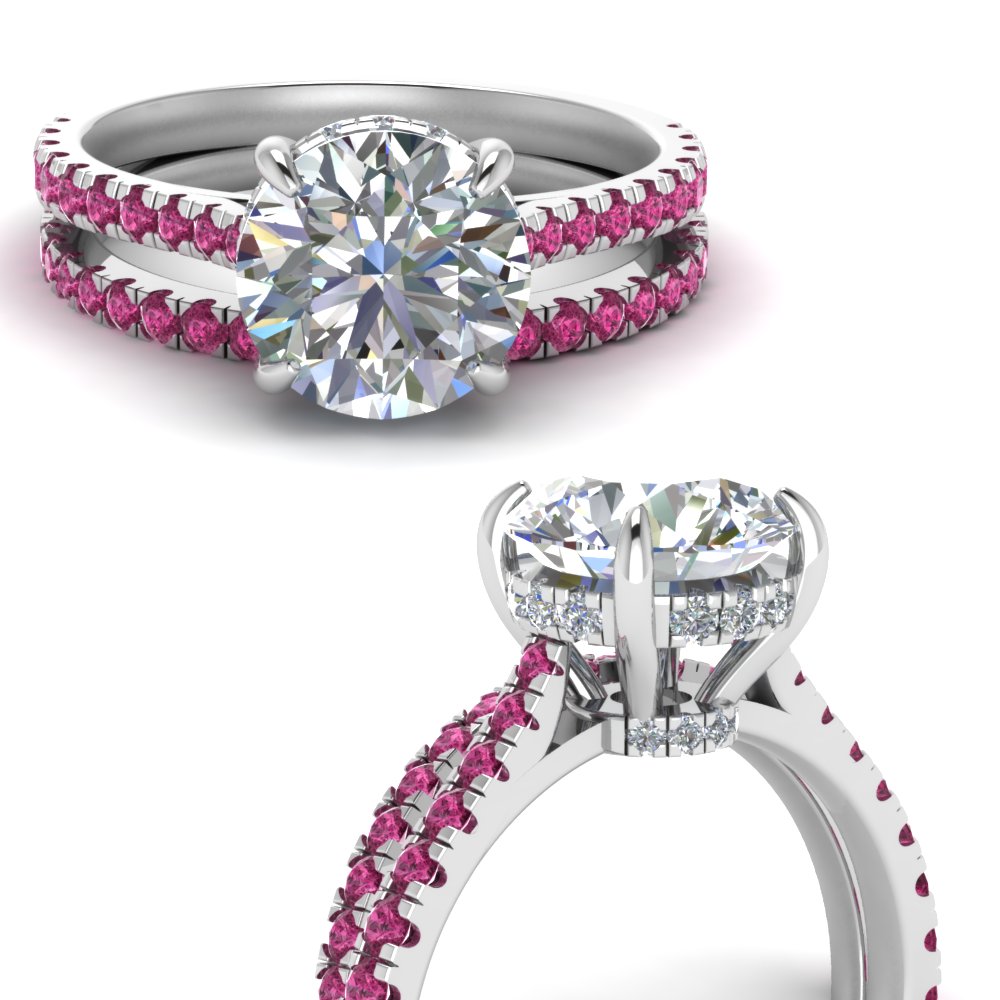 Buy Pink High Carbon Diamond Wedding Rings. Engagement Ring. Minimalist Ring.  Diamond Ring. Gemstone Christmas Gift. Couples Ring. Silver Ring. Online in  India … | Pink diamond engagement ring, Pink engagement ring,