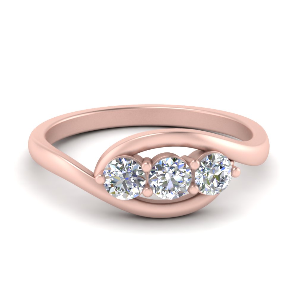 3 stone crossover wedding ring in FD123446 ROR NL RG