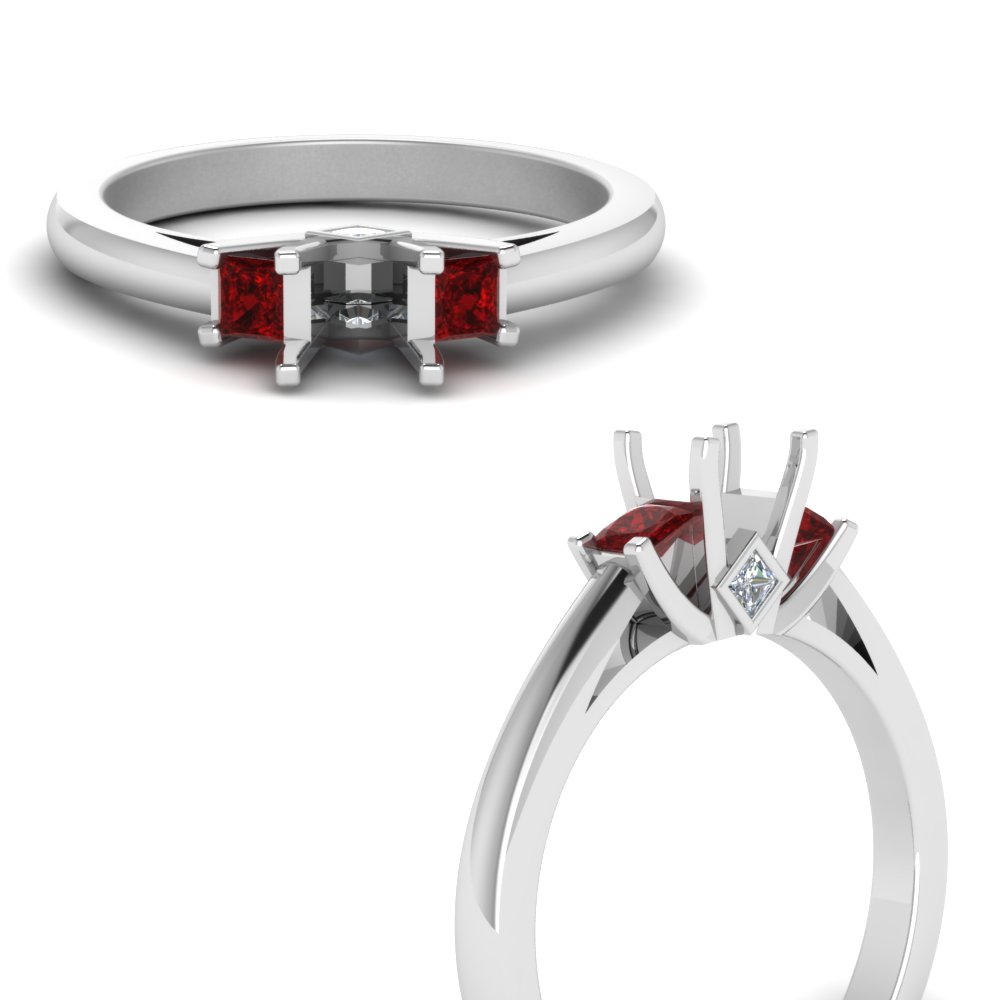 lotus prong semi mount diamond engagement ring with ruby in FDENR7756SMRGRUDRANGLE3 NL WG.jpg