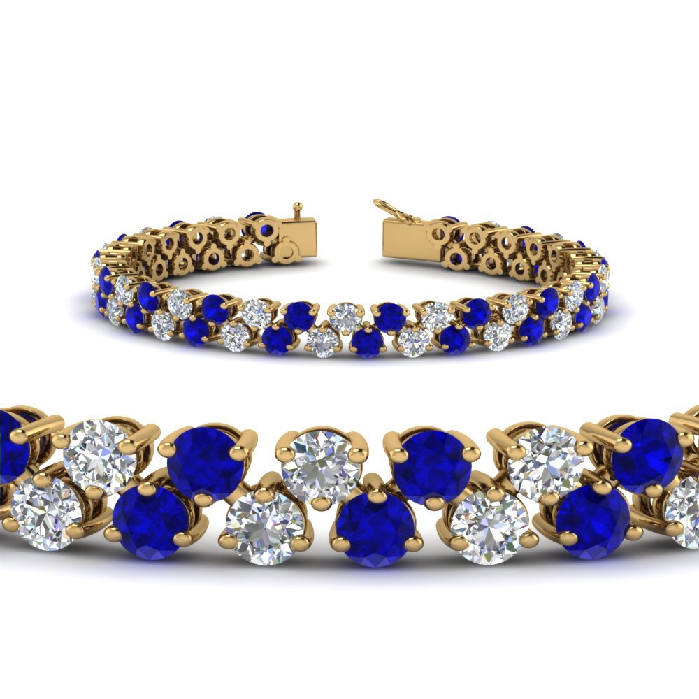 Sapphire Diamond Bracelets