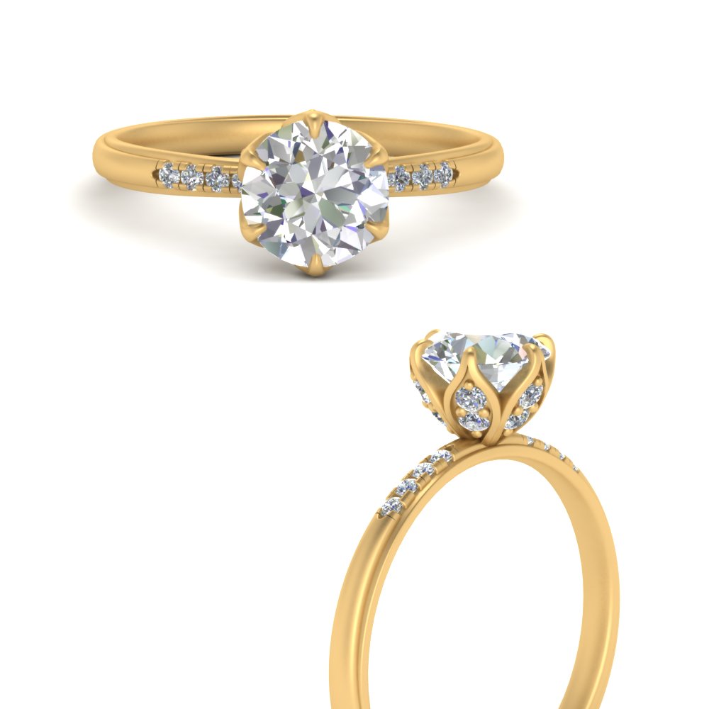 6-prong-flower-tapered-diamond-engagement-ring-in-FD9452RORANGLE3-NL-YG