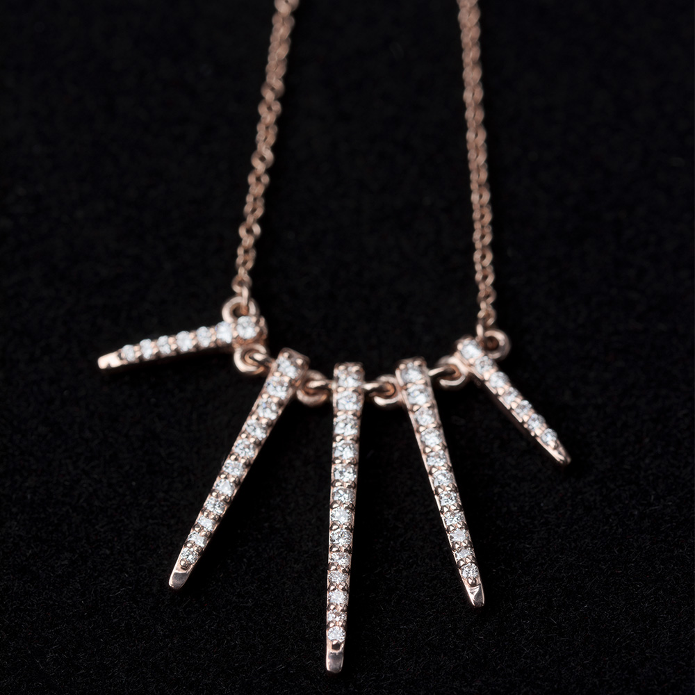Art Deco Graduated Diamond Necklace