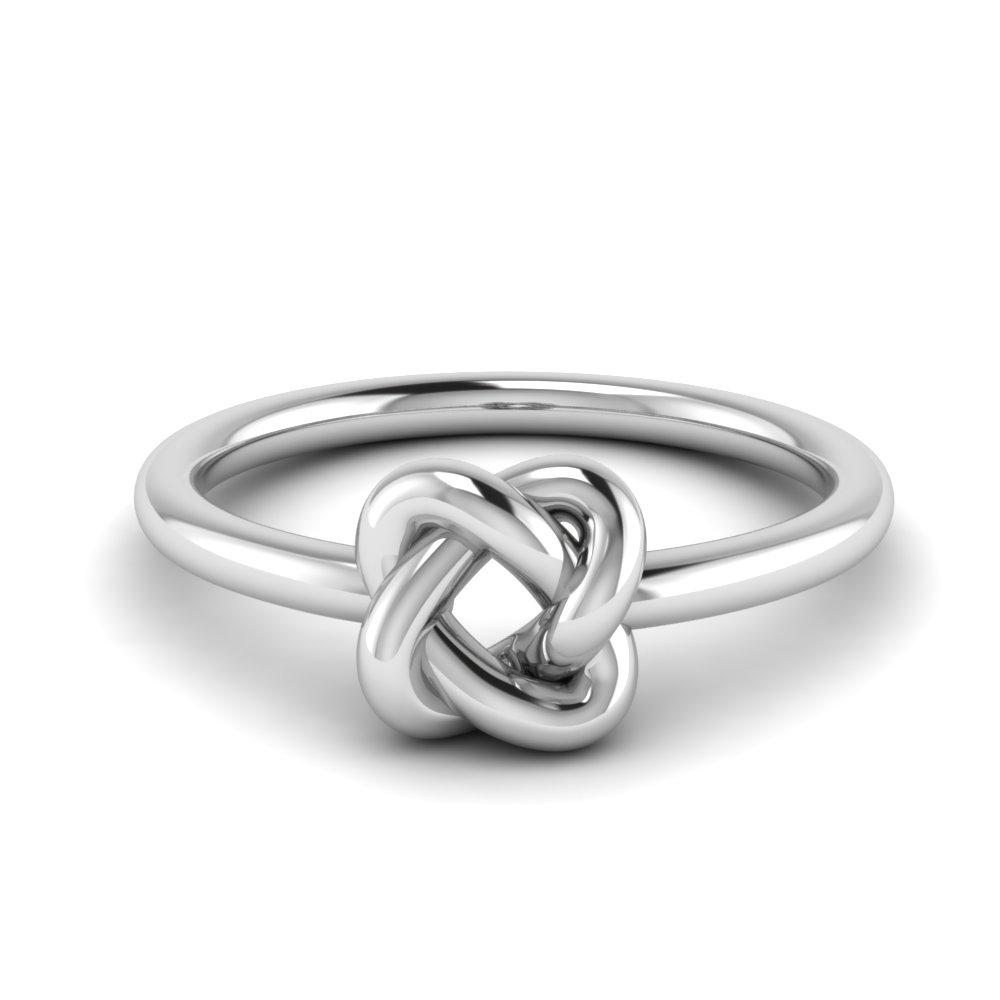 knot engagement rings