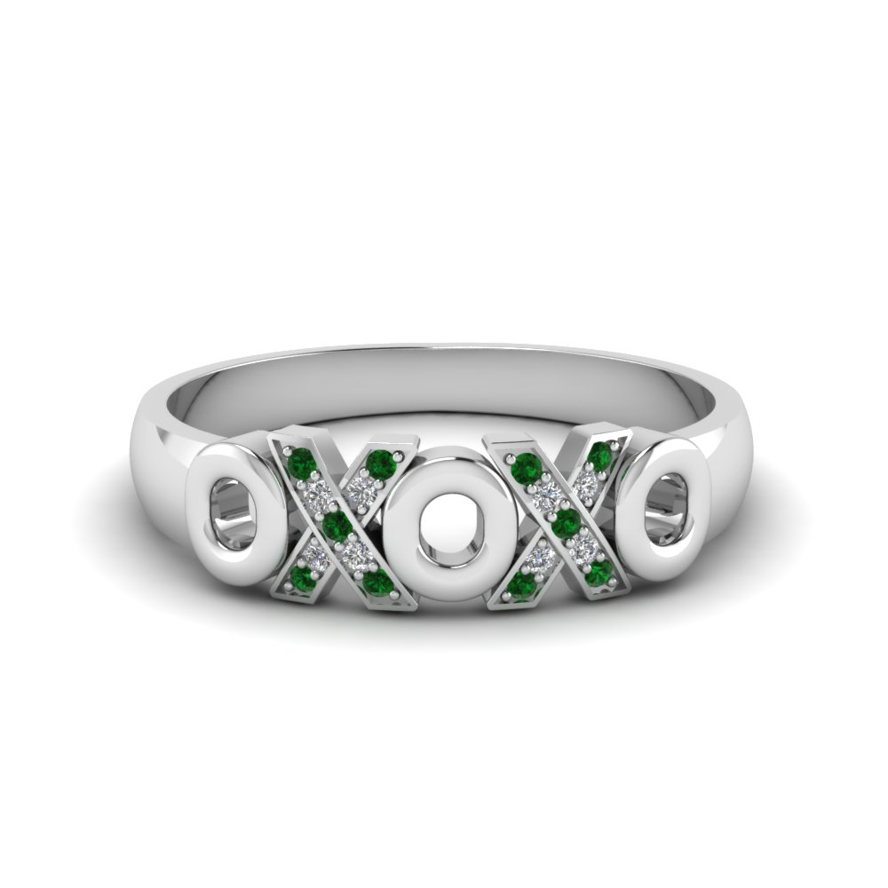 Emerald Wedding Bands For Women