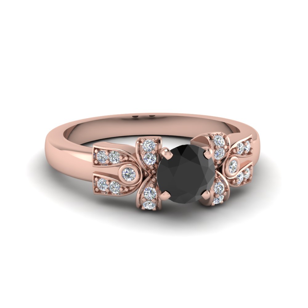 Antique Design Black Diamond  Ring