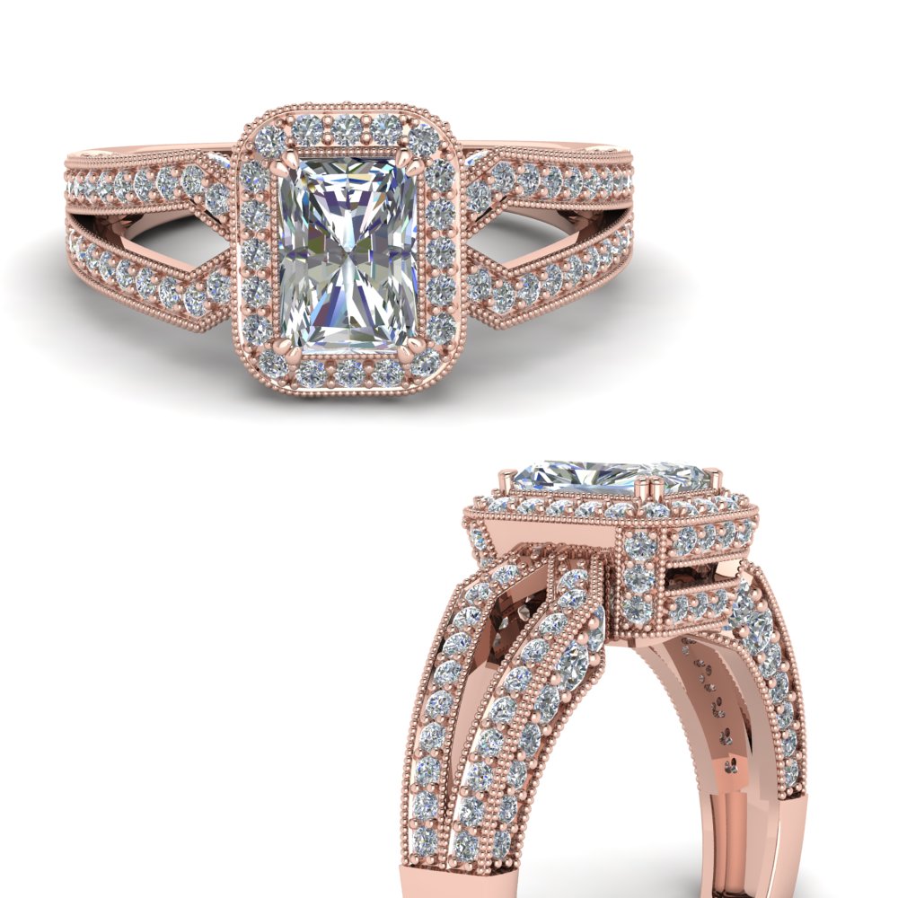 antique design hidden halo radiant cut diamond engagement ring in FDENR8757RARANGLE3 NL RG.jpg