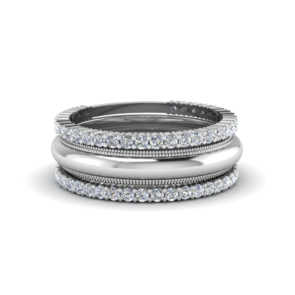 Stackable Wedding Rings For Her