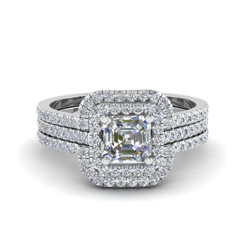  Engagement  Rings  Bridal  Trio Wedding  Ring  Sets 