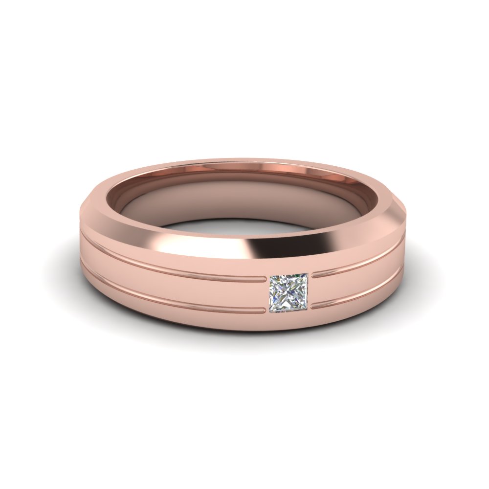 Male engagement rings rose gold sale