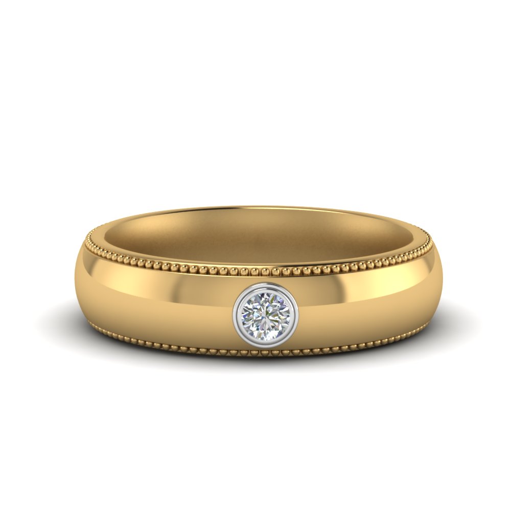 bezel-set-solitaire-mens-diamond-wedding-ring-in-FD123214B-NL-YG