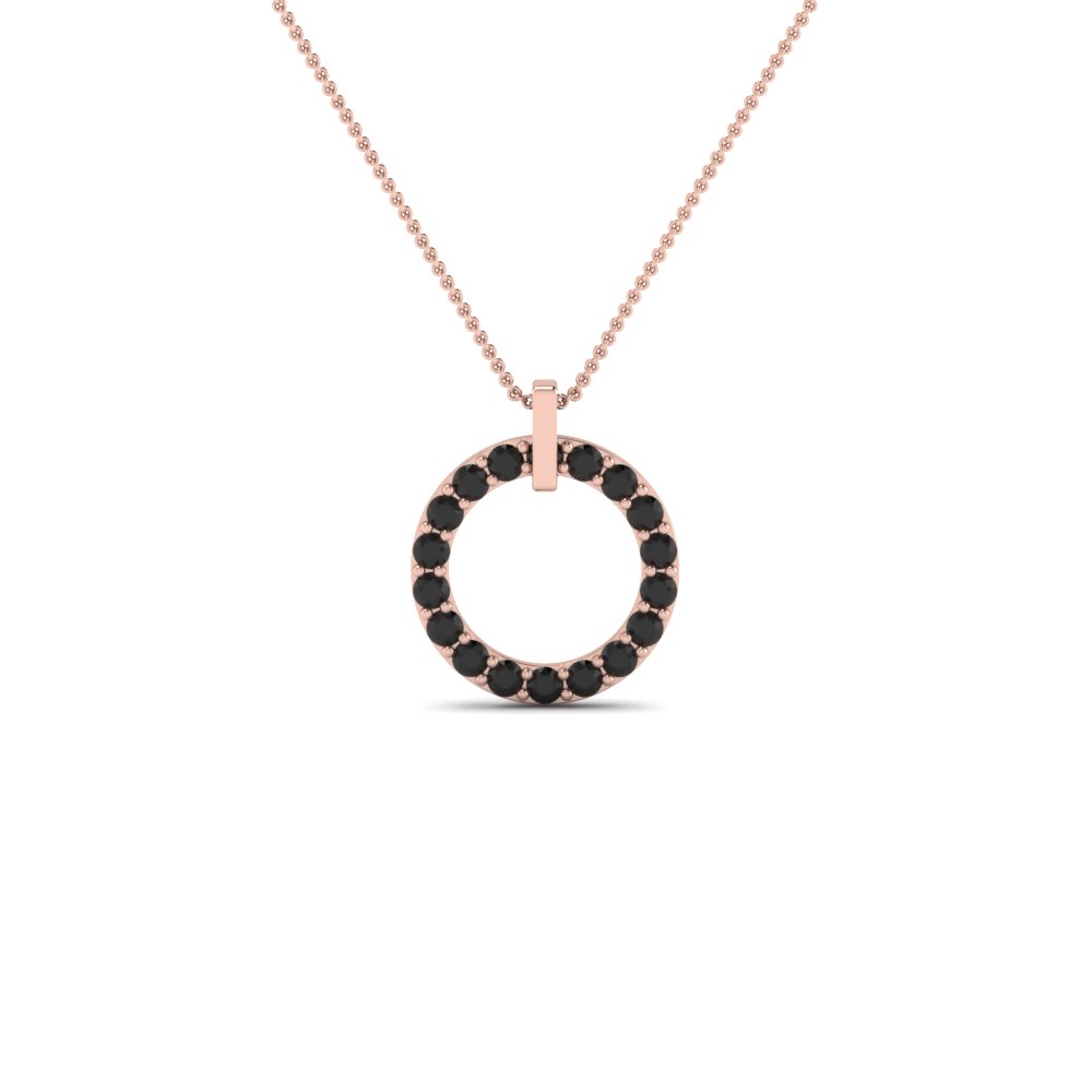 Open Circle Pendant Necklace Jewelry 