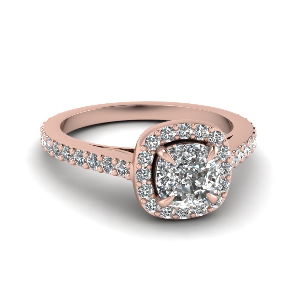 Cushion Cut Vintage Engagement Rings