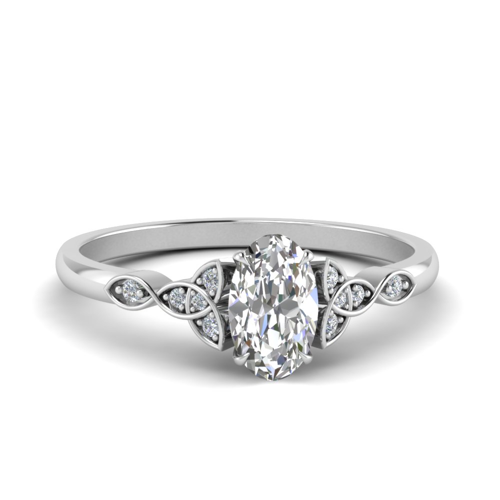 celtic love knot engagement ring