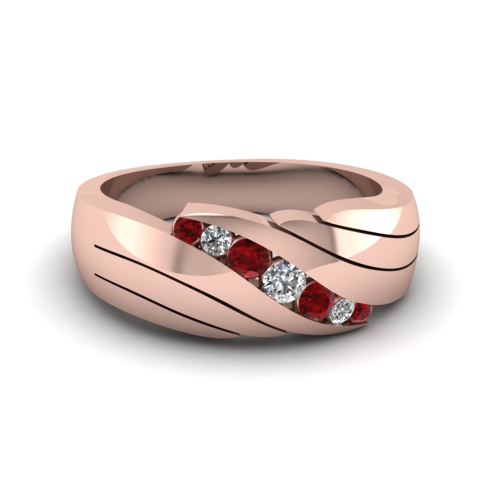 Ruby Handcraft Silver Men Ring | Boutique Ottoman Exclusive