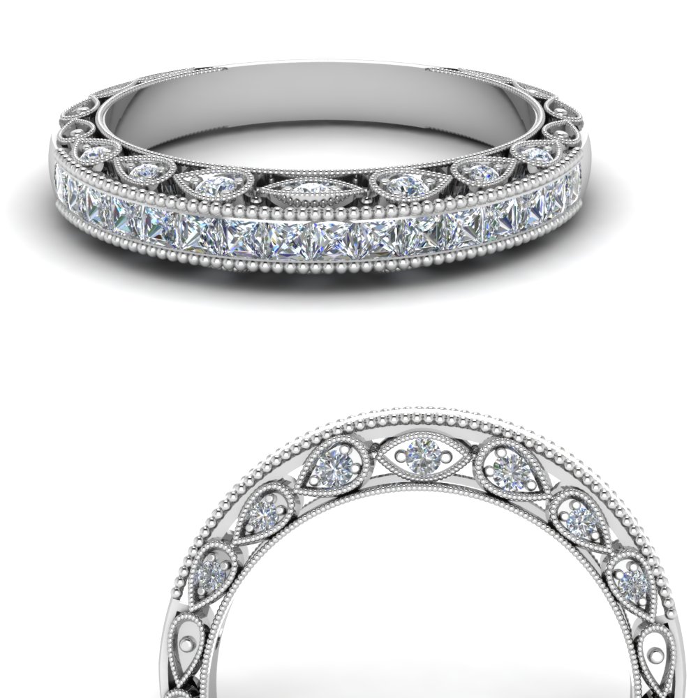 Chanel Diamond White Gold Band Ring