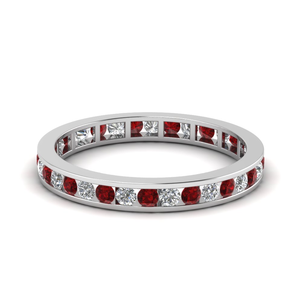 0.75 Ct. Channel Set Eternity Band
