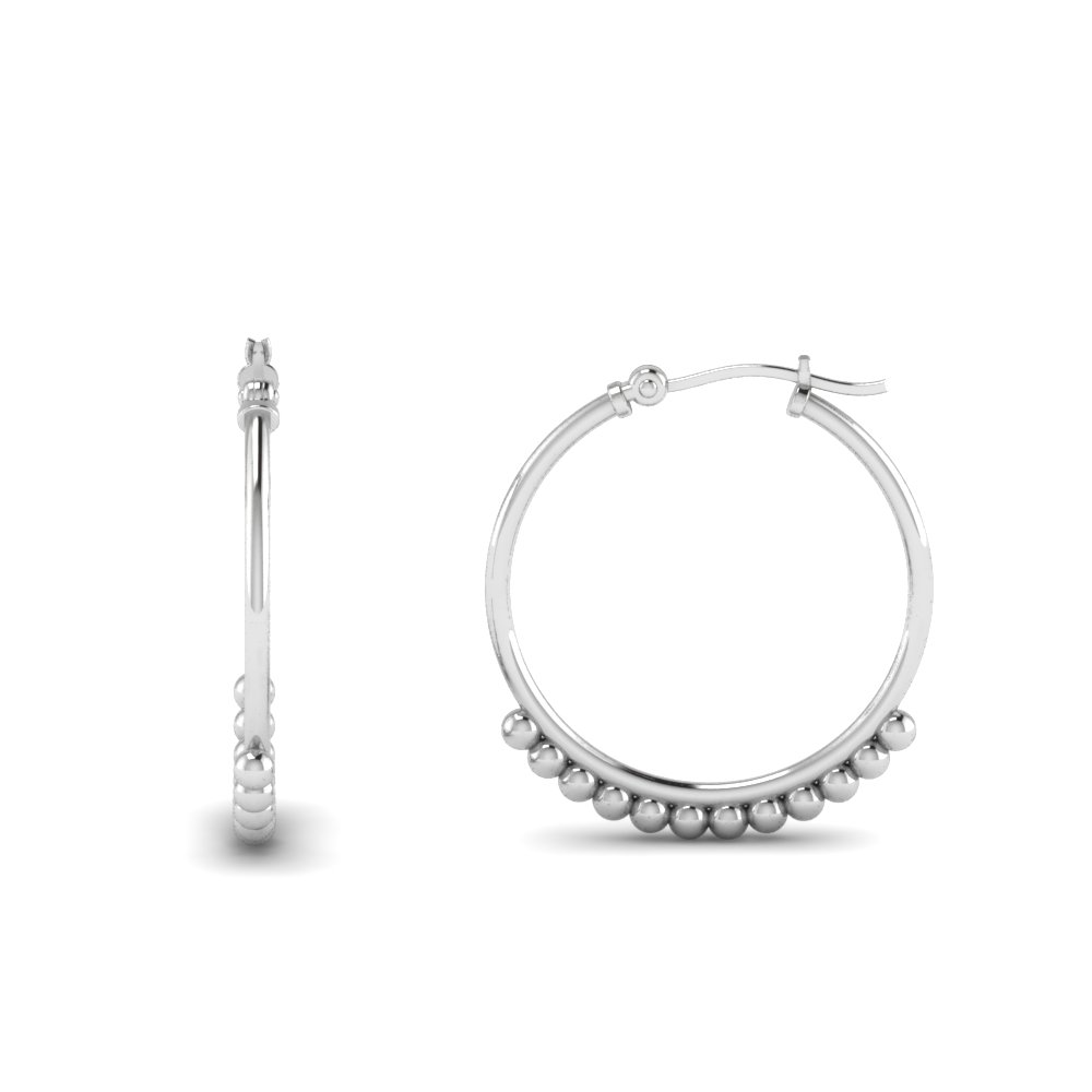 classic hoop earring for girls in FDEAR8969  NL WG