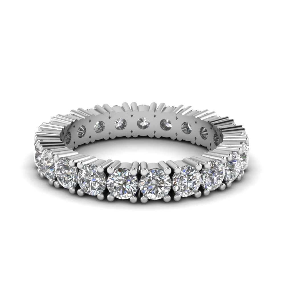 Shared Prong Eternity Band