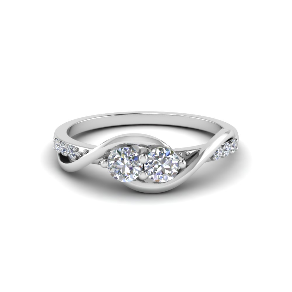 2 Stone Promise Ring