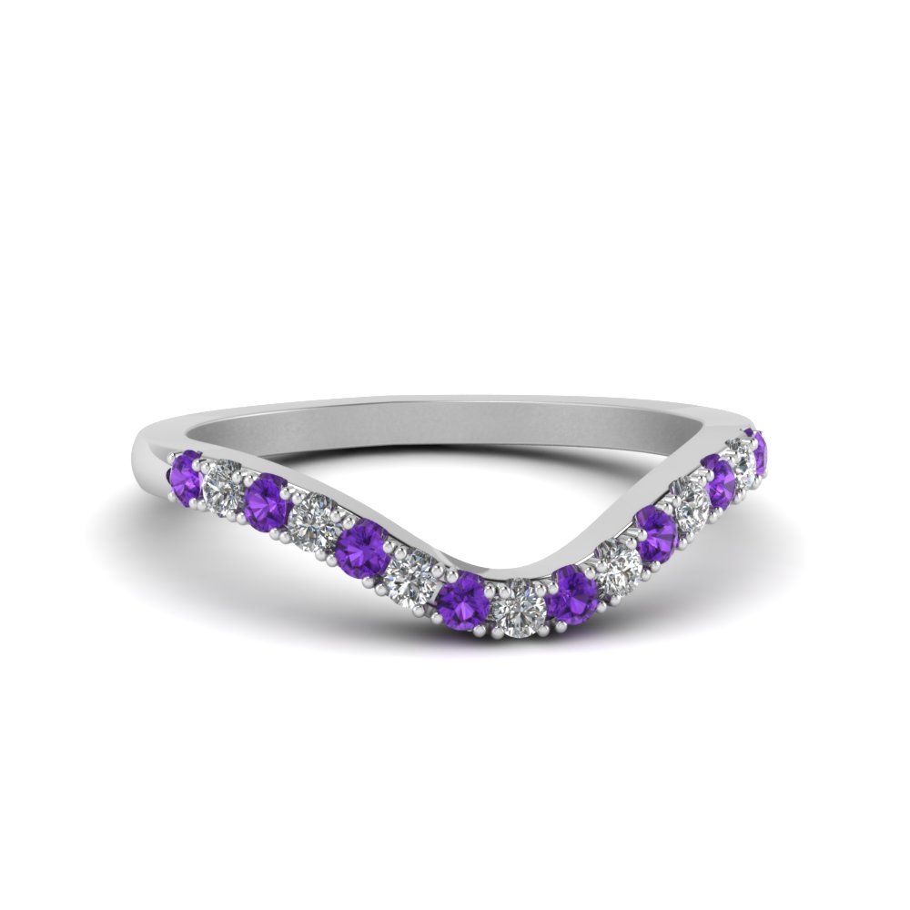 Curved Delicate Diamond Band
