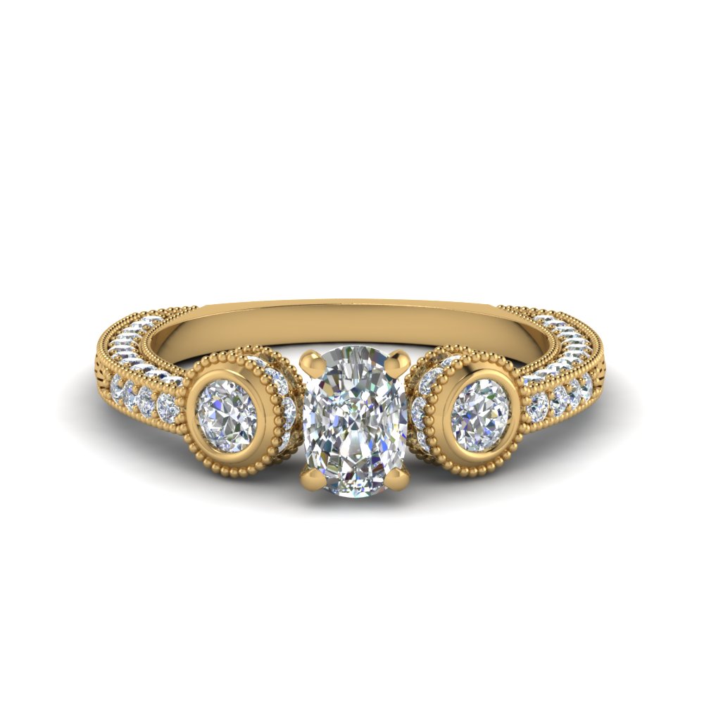 Gold Diamond Wedding Ring 