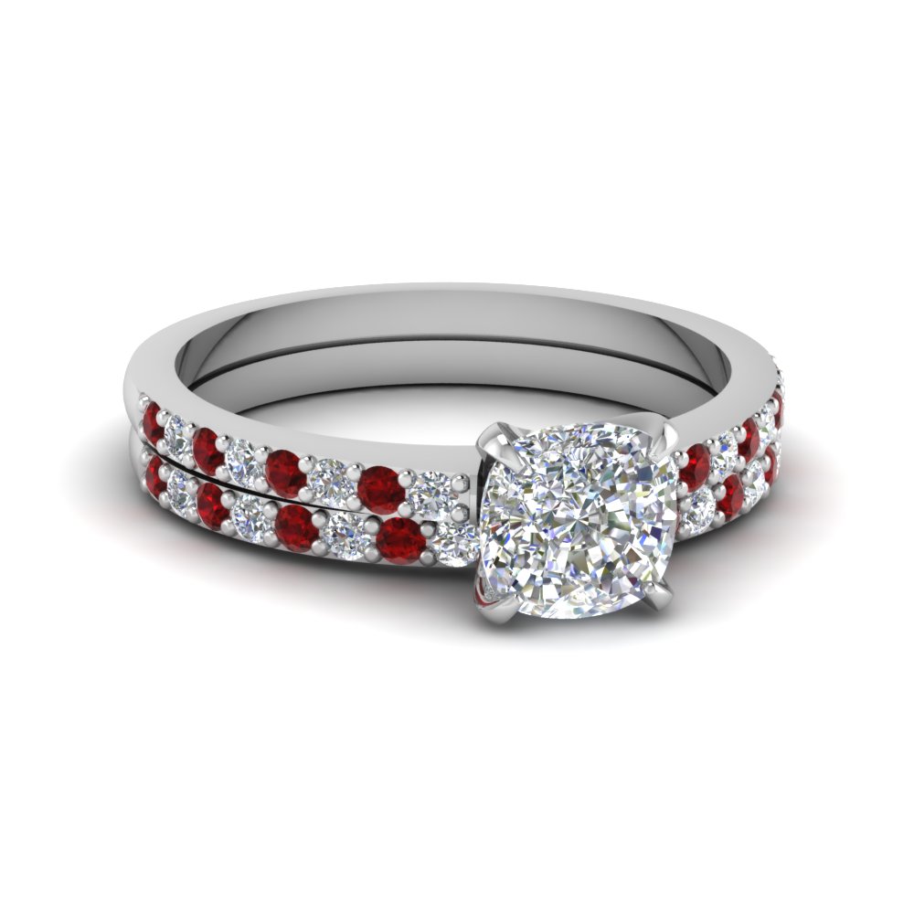 Ruby Wedding Ring Sets