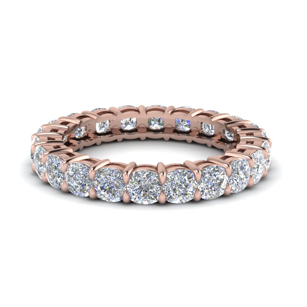 Rare Rose Gold Eternity Bands | Fascinating Diamonds