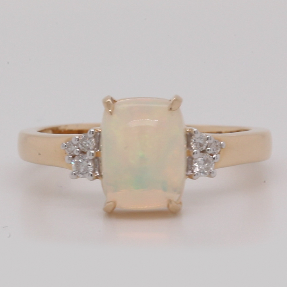 cushion-cut-ethiopian-opal-&-diamond-cluster-ring-in-FDKHR12799-NL-YG