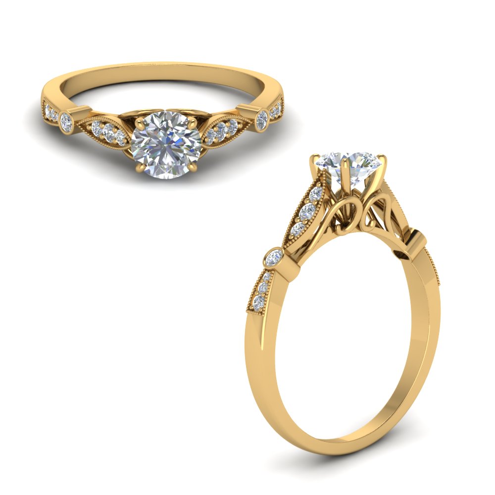 Delicate Art Deco Engagement Ring