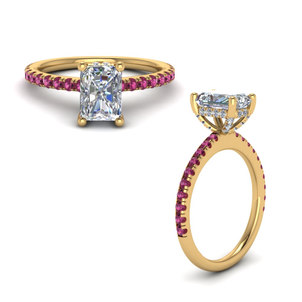Delicate Radiant Diamond Ring