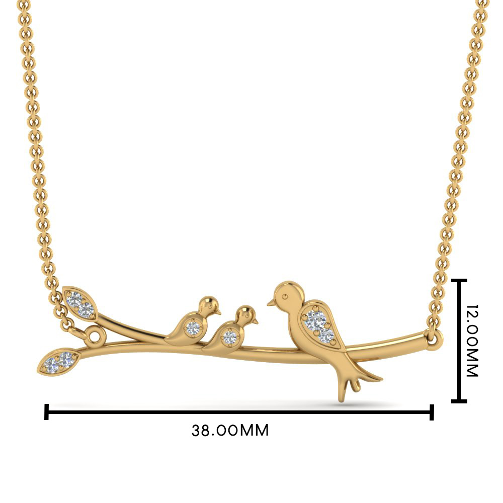 Sparrow necklace gold swallow necklace bird necklace tiny gold bird pendant