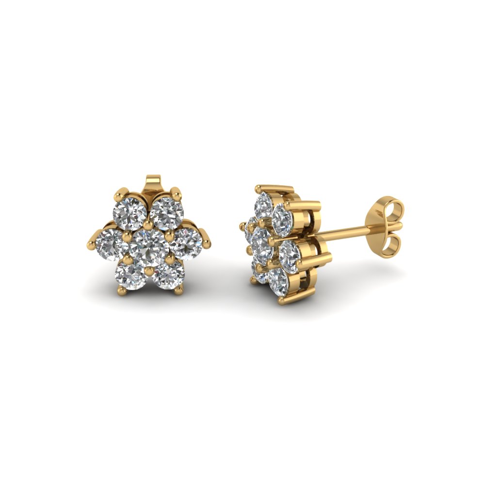 gold stud earrings for women