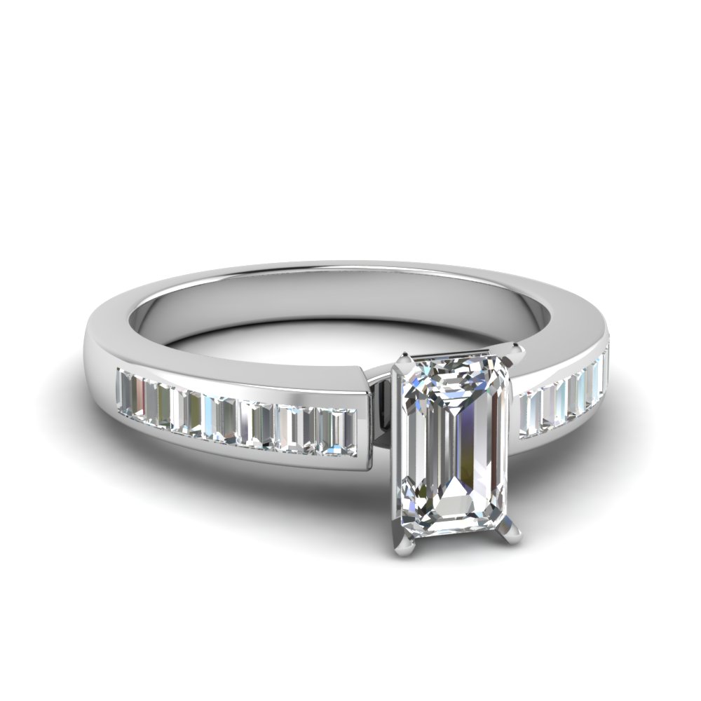 Channel Baguette Diamond Ring