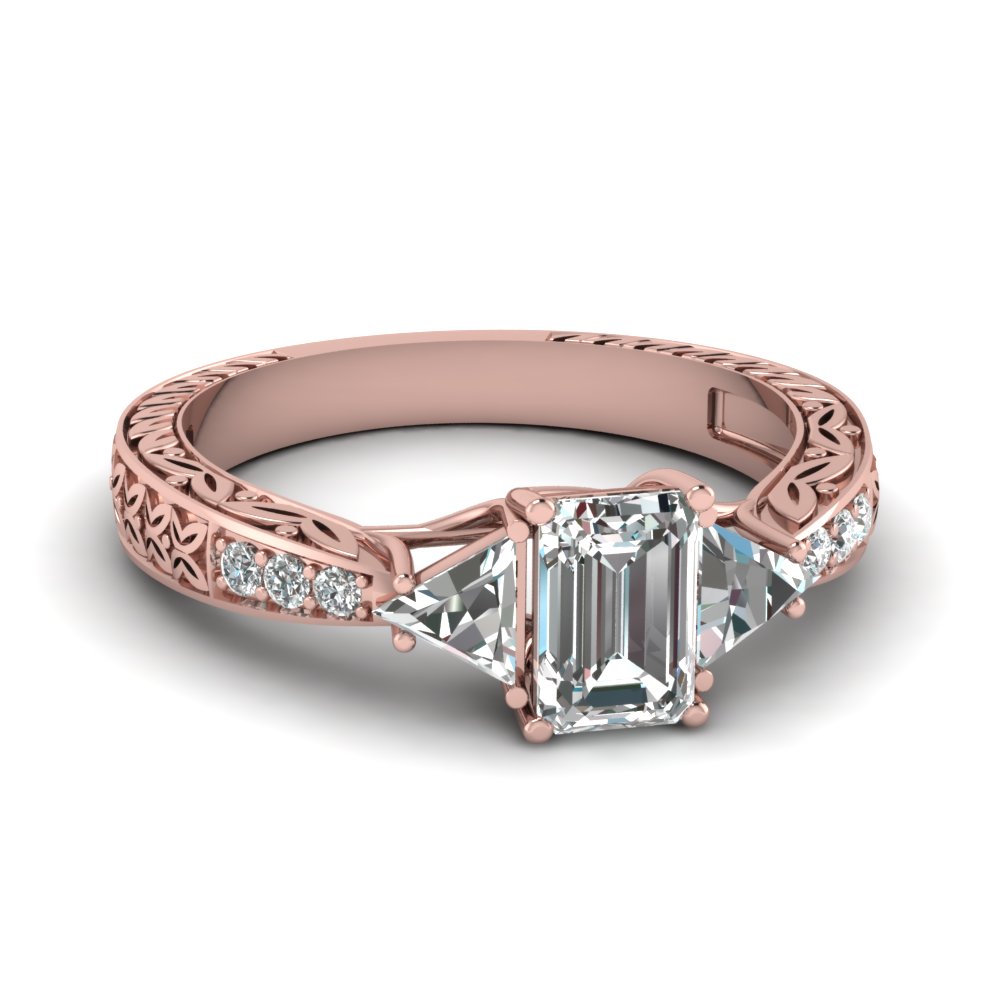 Antique Trillion Vintage Engagement Ring