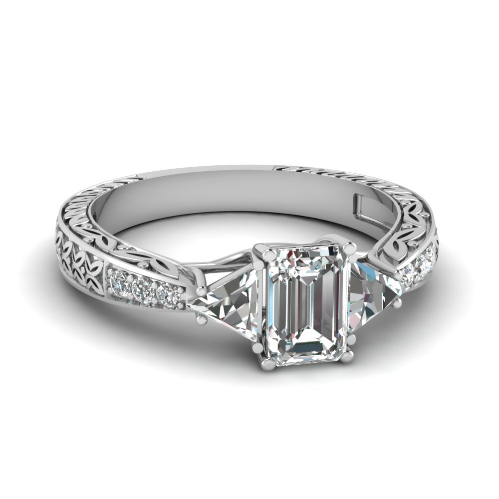 Pave Set & Micropave Engagement Rings 