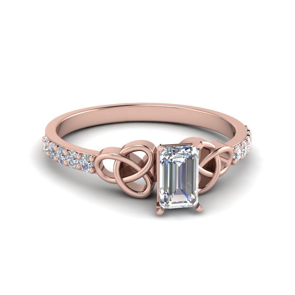 Delicate Rose Gold Engagement Rings
